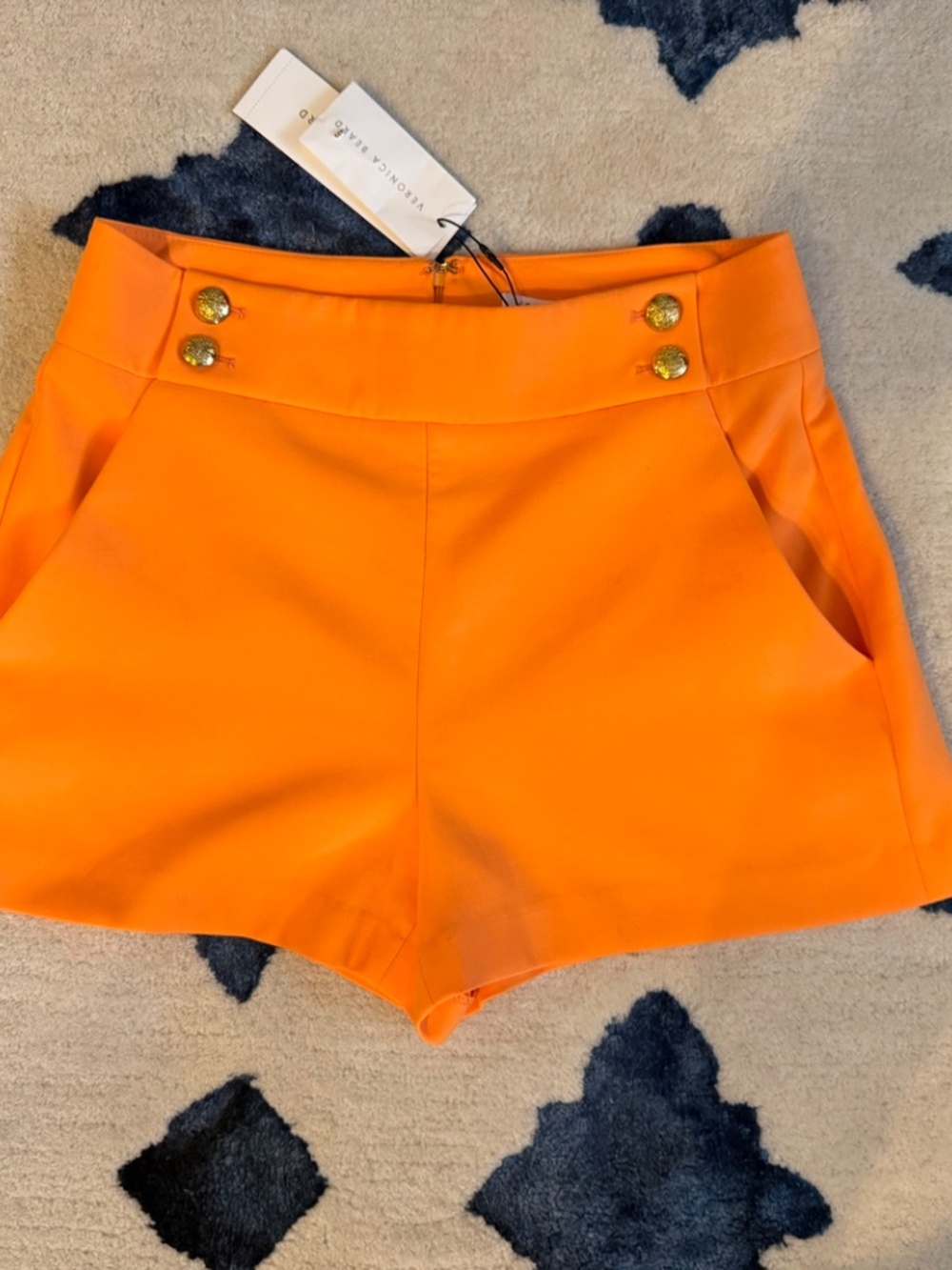 NWT Veronica Beard High-Waisted Kimm Sailor Short Extremely Rare Find! - Picture 2 of 11